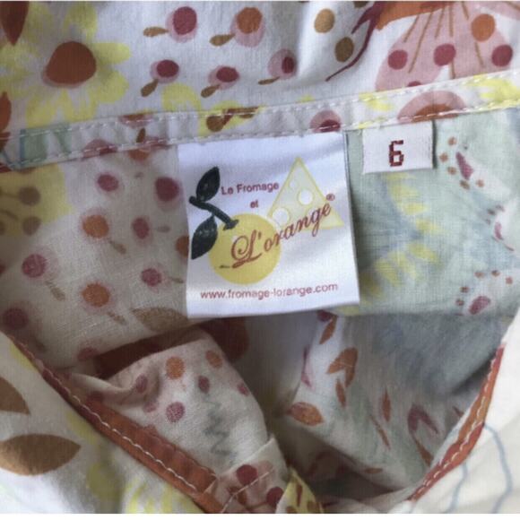 Le Fromage Et L'Orange Floral Dress Size 6 - Picture 6 of 8